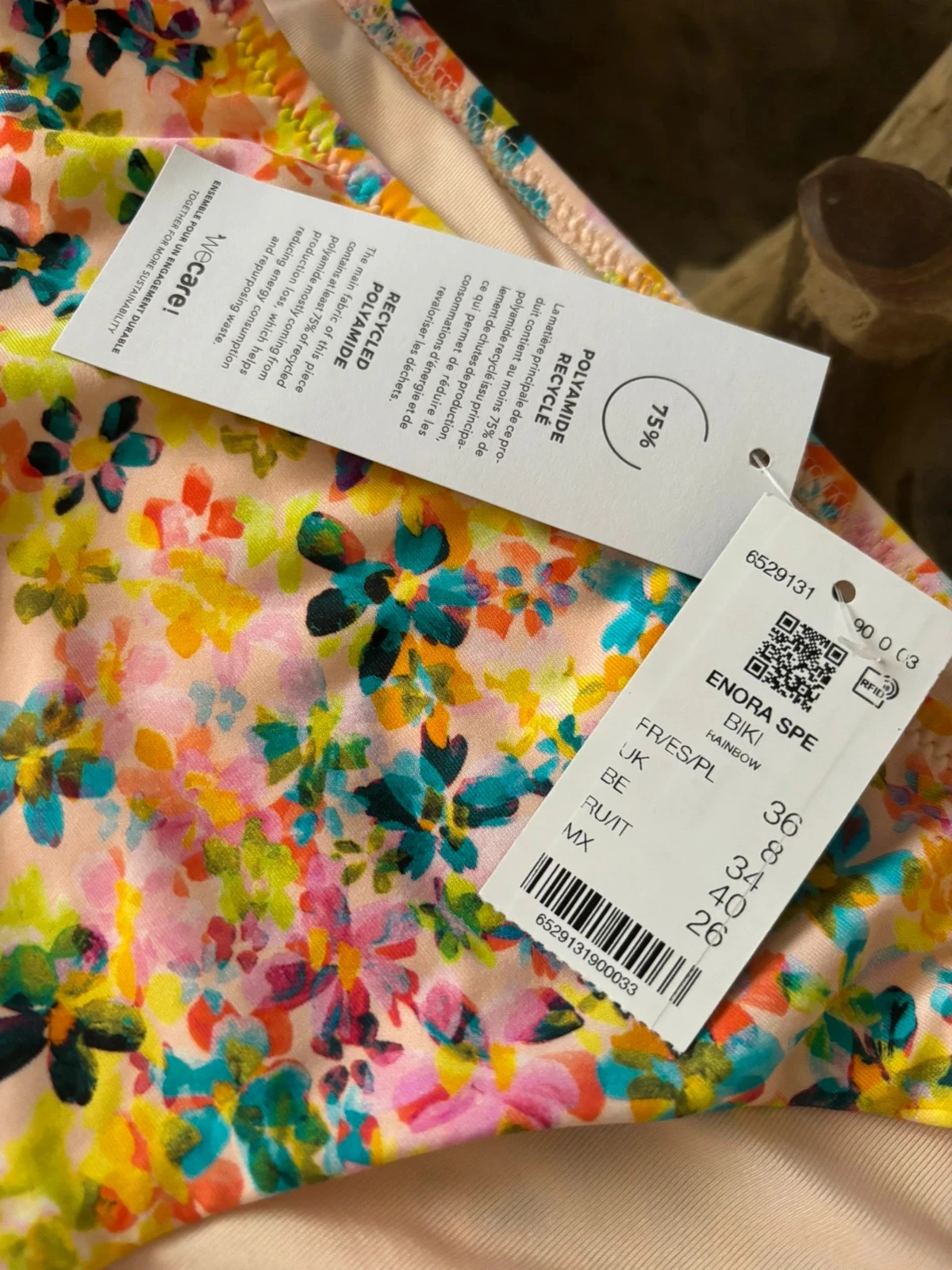 Etam multicolored floral swimsuit bottoms 36 – photo 5